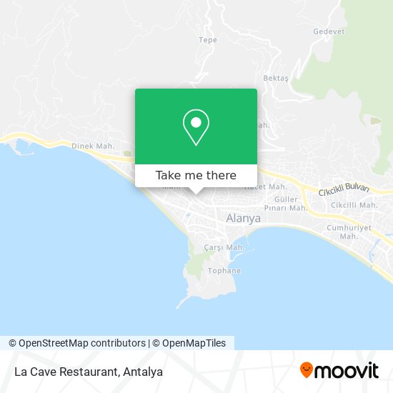 La Cave Restaurant map