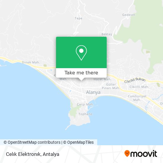 Celık Elektronık map
