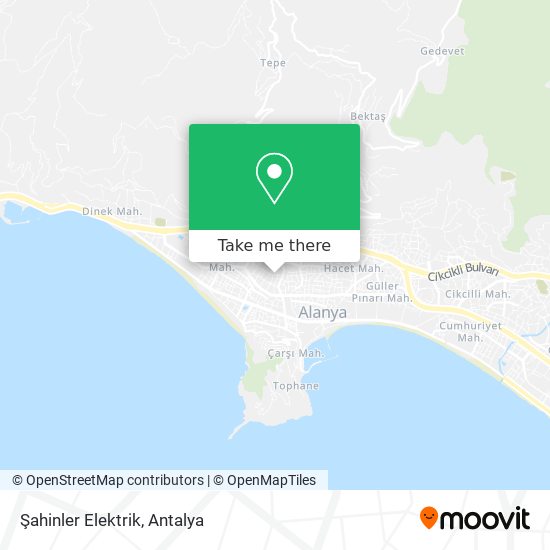 Şahinler Elektrik map