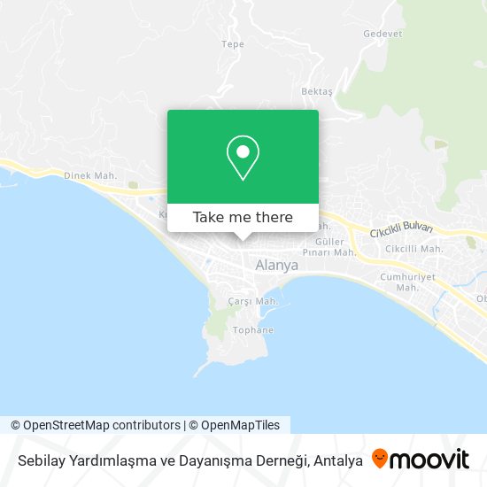 Sebilay Yardımlaşma ve Dayanışma Derneği map