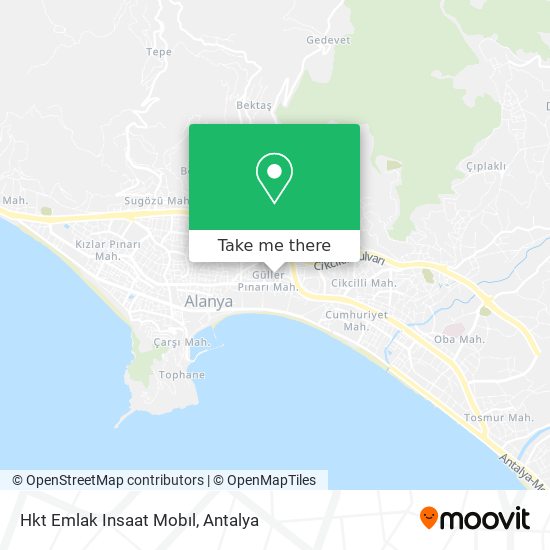 Hkt Emlak Insaat Mobıl map