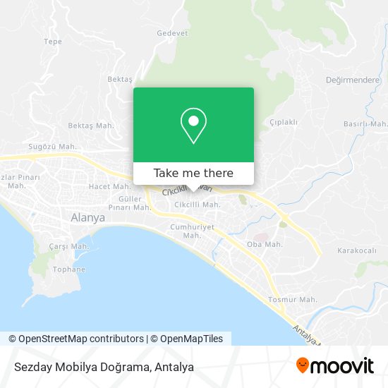 Sezday Mobilya Doğrama map