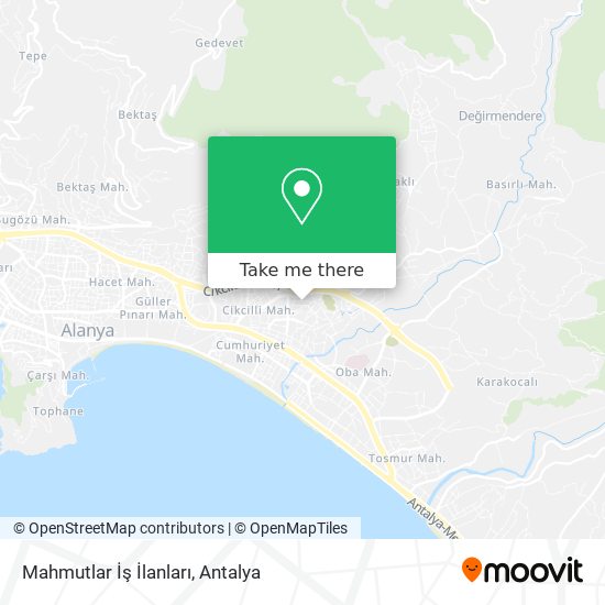 Mahmutlar İş İlanları map