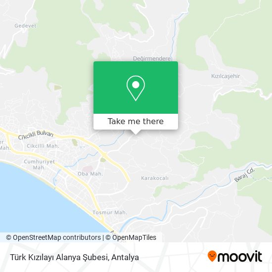 Türk Kızılayı Alanya Şubesi map