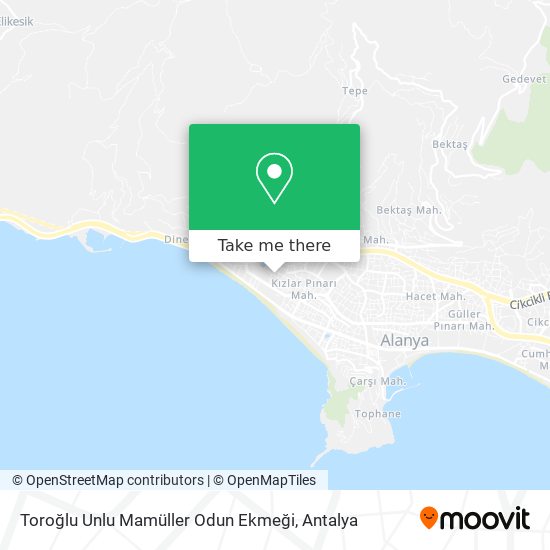 Toroğlu Unlu Mamüller Odun Ekmeği map