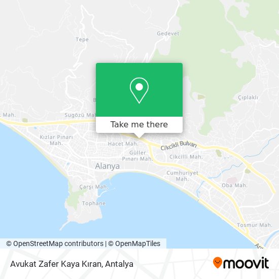 Avukat Zafer Kaya Kıran map