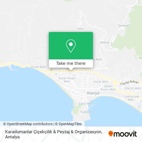 Karadumanlar Çiçekçilik & Peyzaj & Organizasyon map