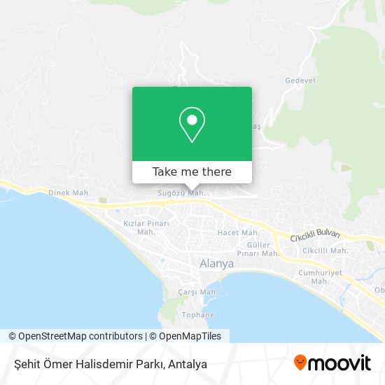 Şehit Ömer Halisdemir Parkı map