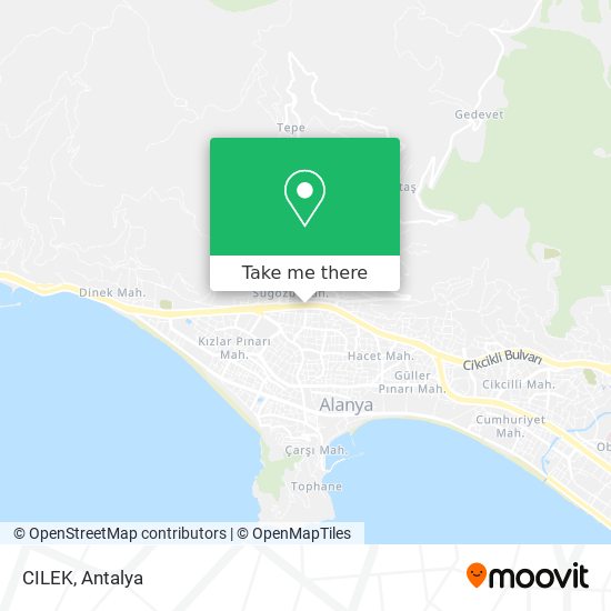 CILEK map