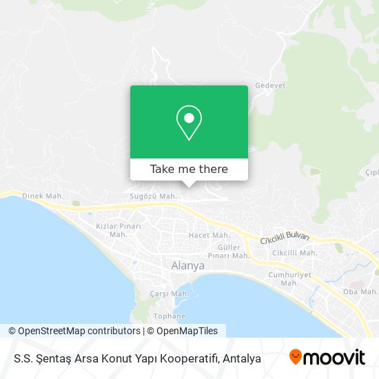 S.S. Şentaş Arsa Konut Yapı Kooperatifi map