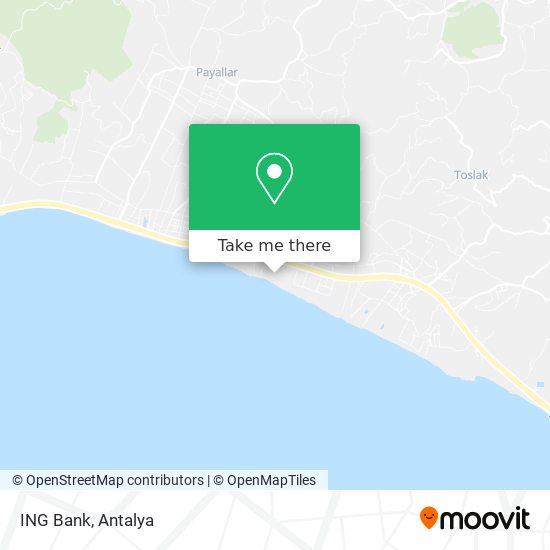 ING Bank map