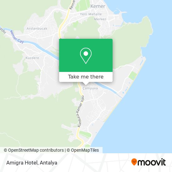 Amigra Hotel map