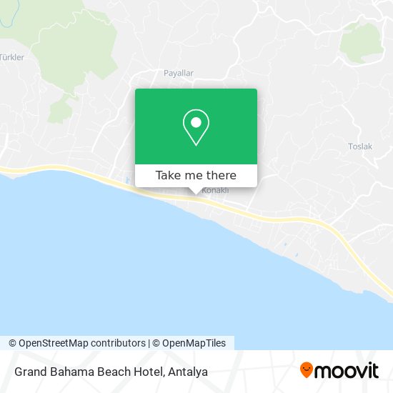 Grand Bahama Beach Hotel map