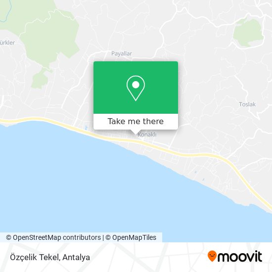 Özçelik Tekel map