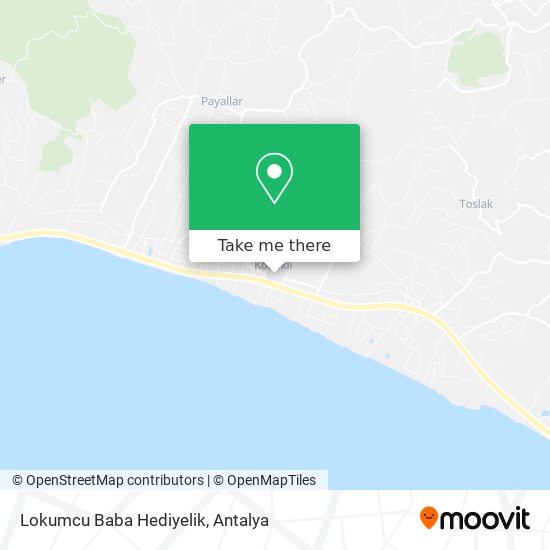 Lokumcu Baba Hediyelik map