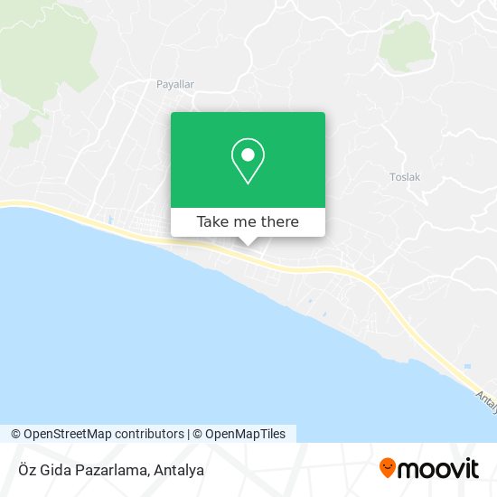 Öz Gida Pazarlama map