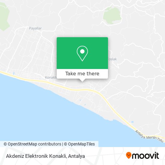 Akdeniz Elektronik Konakli map