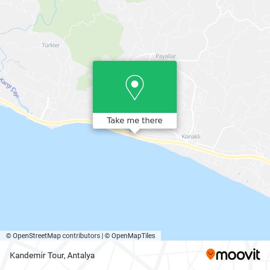 Kandemir Tour map