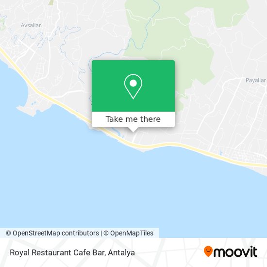 Royal Restaurant Cafe Bar map