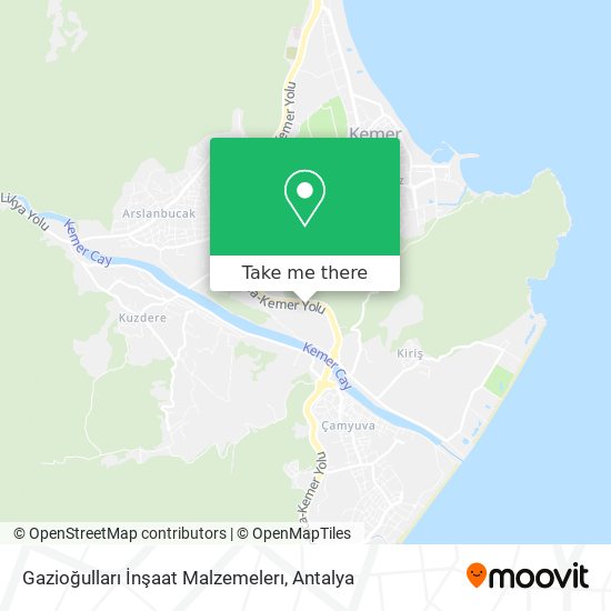 Gazioğulları İnşaat Malzemelerı map
