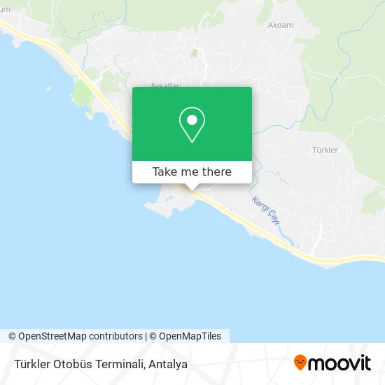 Türkler Otobüs Terminali map