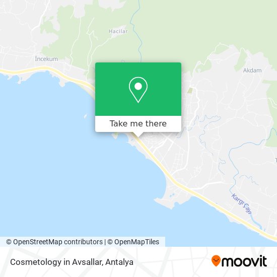 Cosmetology in Avsallar map