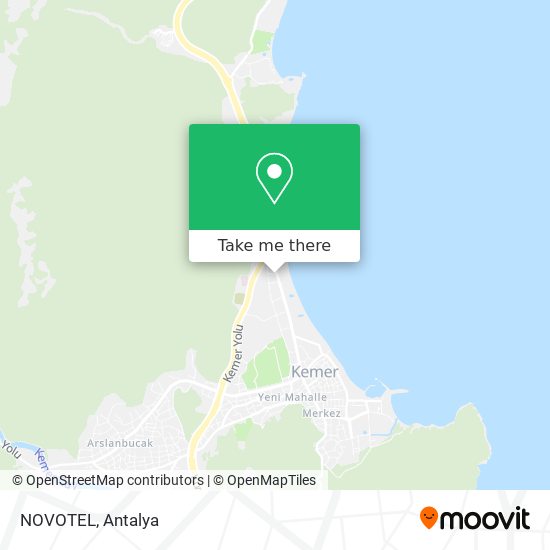 NOVOTEL map