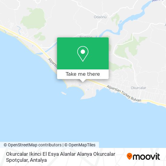 Okurcalar Ikinci El Esya Alanlar Alanya Okurcalar Spotçular map
