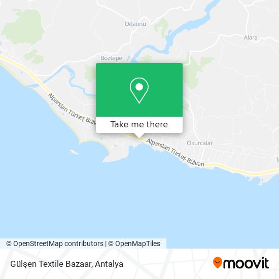 Gülşen Textile Bazaar map