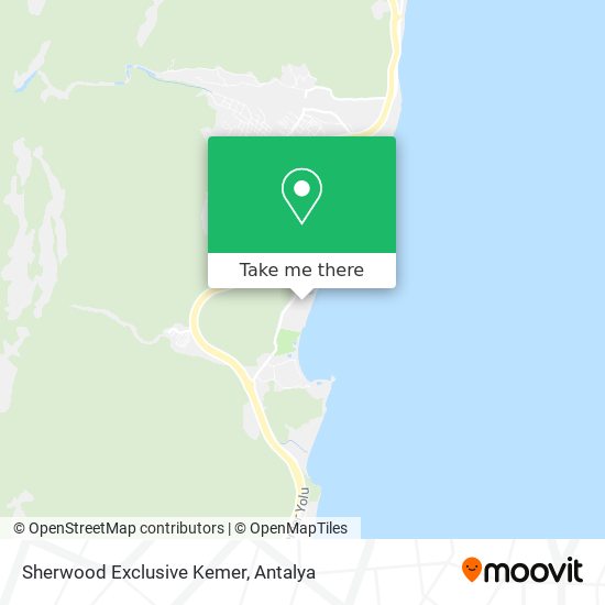 Sherwood Exclusive Kemer map