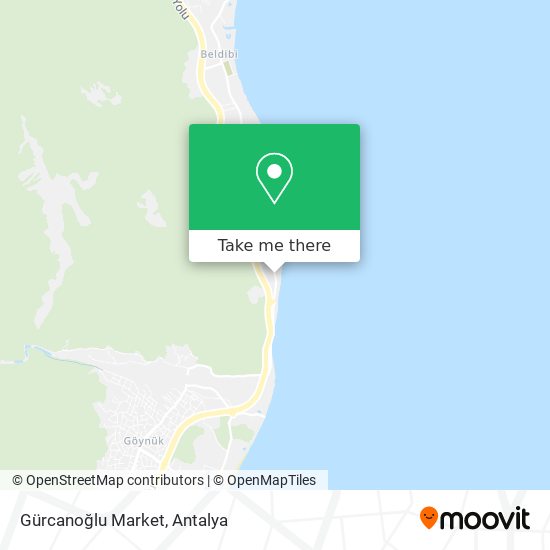 Gürcanoğlu Market map