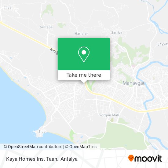 Kaya Homes Ins. Taah. map