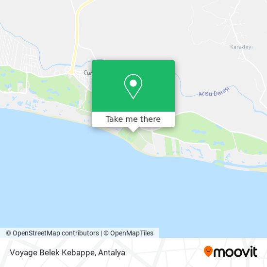 Voyage Belek Kebappe map