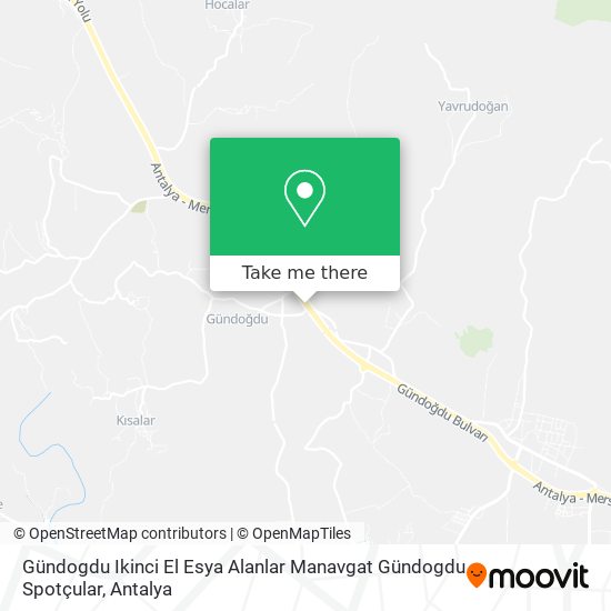 Gündogdu Ikinci El Esya Alanlar Manavgat Gündogdu Spotçular map