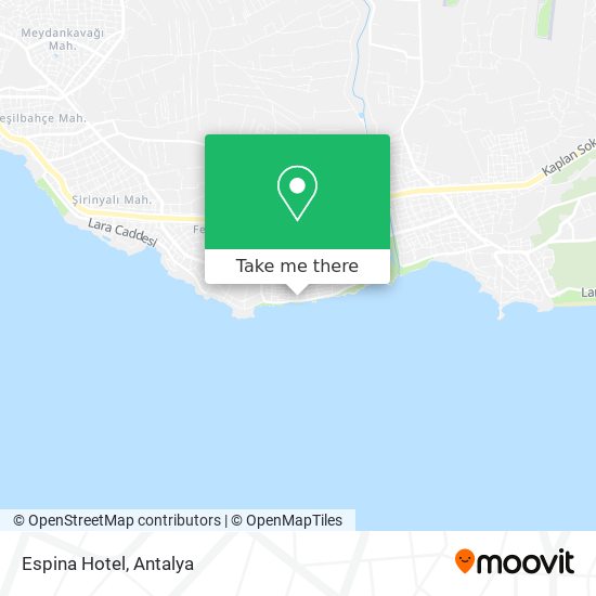 Espina Hotel map