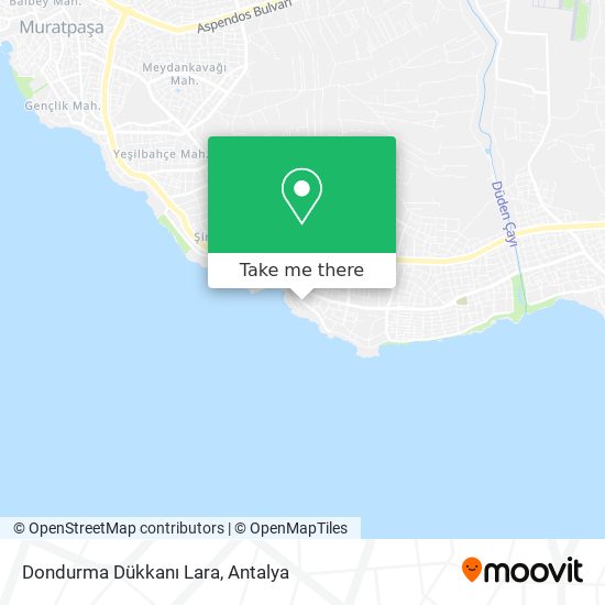 Dondurma Dükkanı Lara map