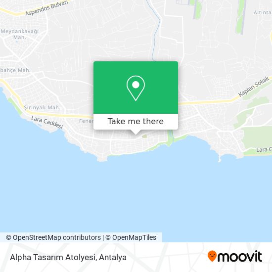 Alpha Tasarım Atolyesi map