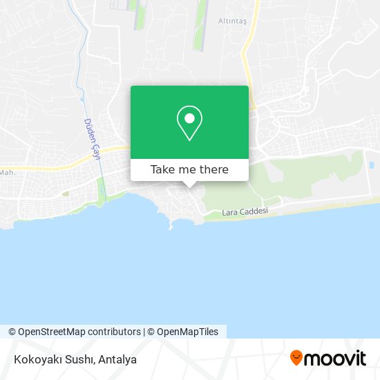 Kokoyakı Sushı map