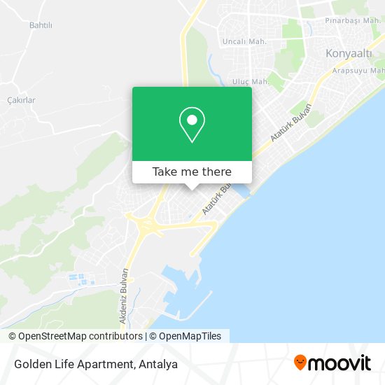 Golden Life Apartment map