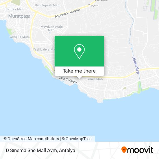 D Sınema She Mall Avm map