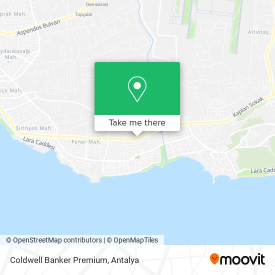 Coldwell Banker Premium map