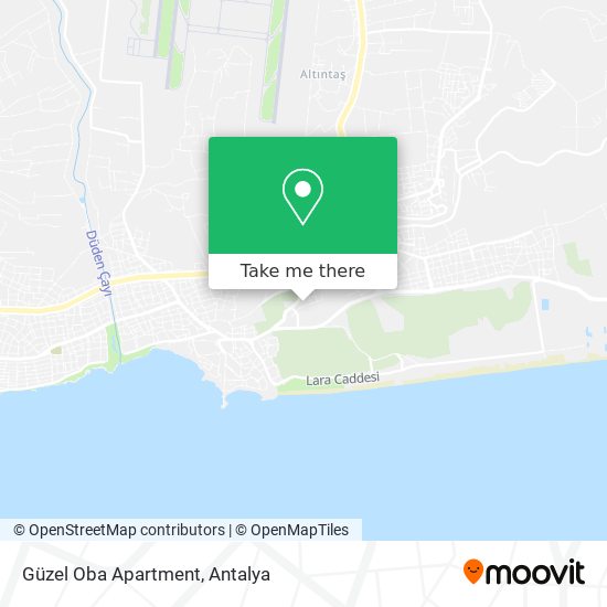 Güzel Oba Apartment map