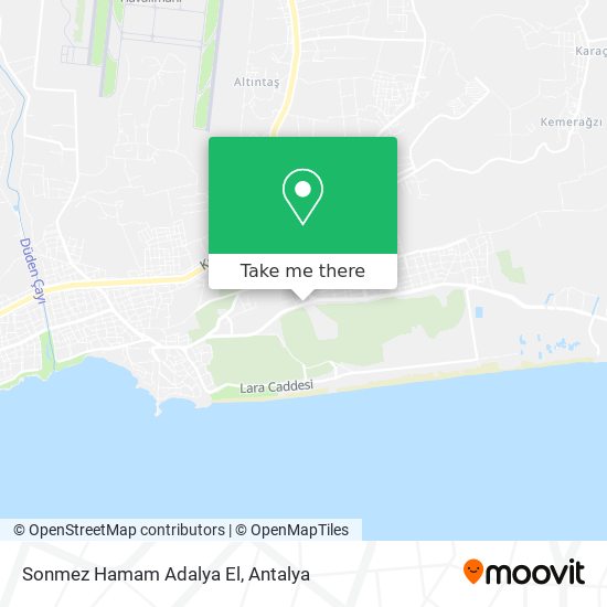 Sonmez Hamam Adalya El map