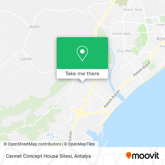 Cennet Concept House Sitesi map