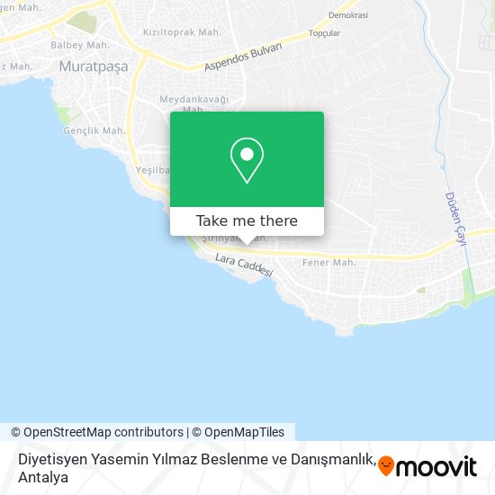 Diyetisyen Yasemin Yılmaz Beslenme ve Danışmanlık map