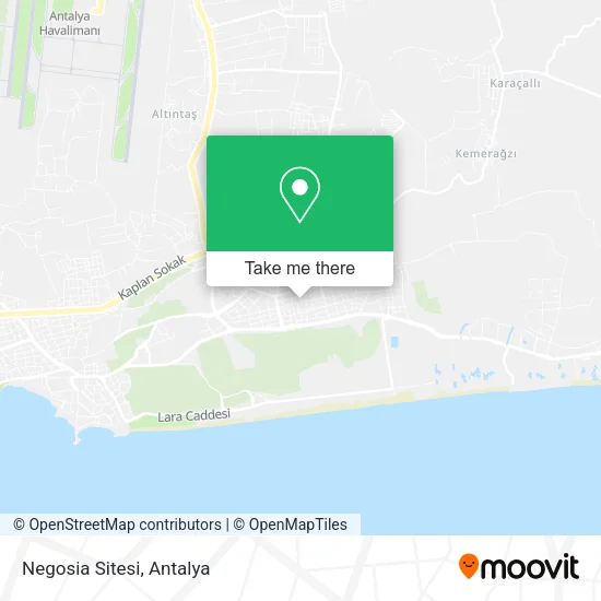 Negosia Sitesi map
