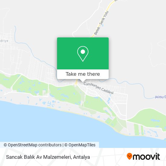 Sancak Balık Av Malzemeleri map