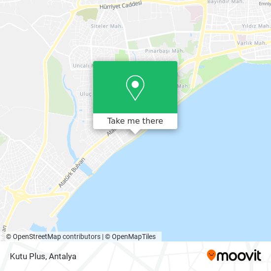 Kutu Plus map