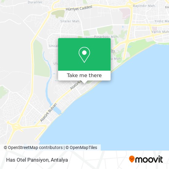 Has Otel Pansiyon map