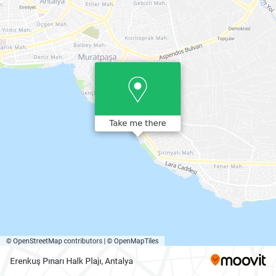 Erenkuş Pınarı Halk Plajı map